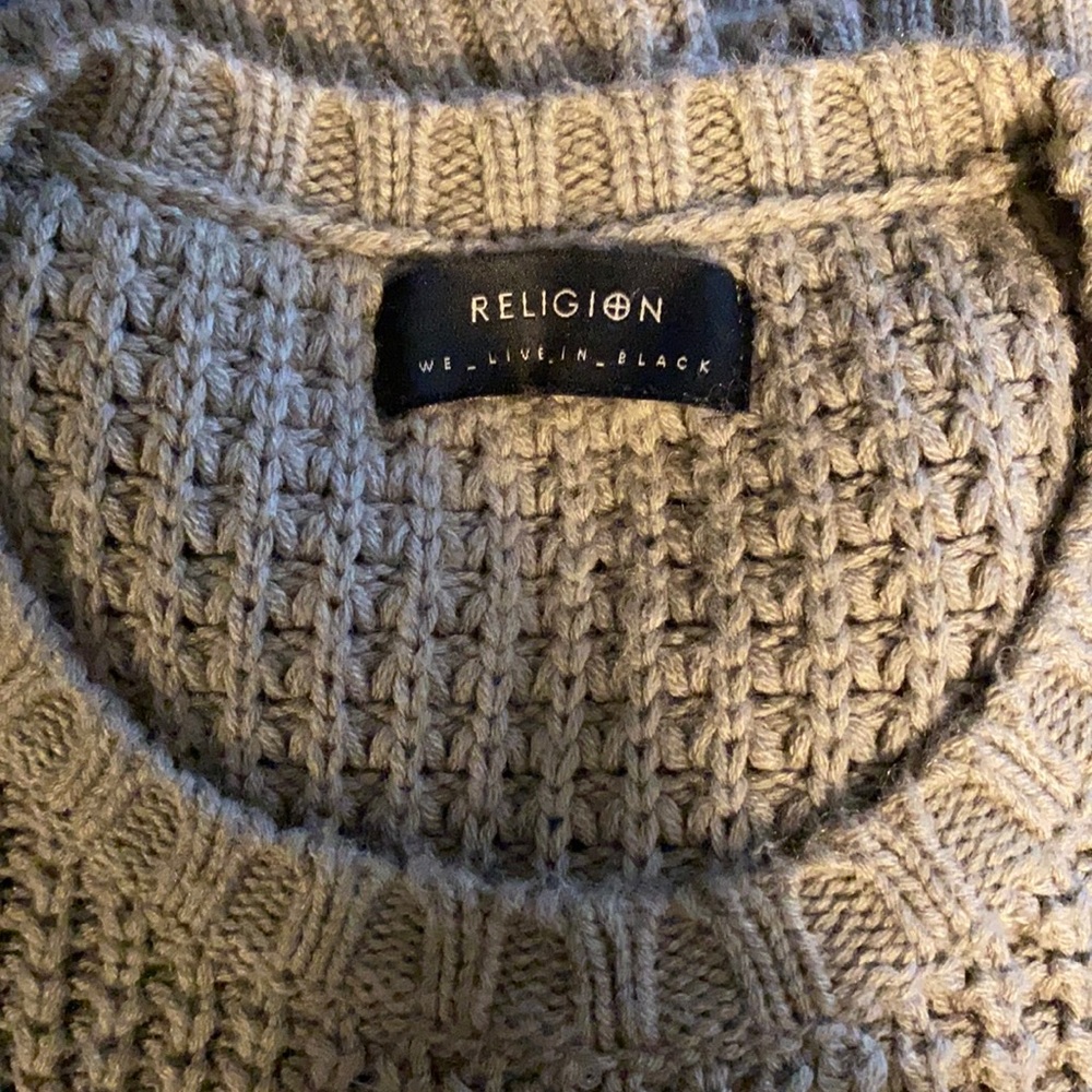 Religion Chunky Knit Sweater